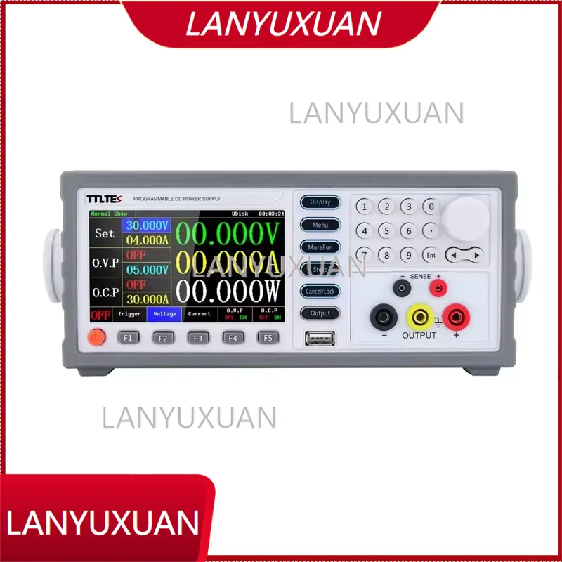 Programmable Linear Dc Power Supply 30V 10A - TDPE-L303/5/10SPL5 Hoogprecisie programmeerbare kleurenscherm lineaire 30V