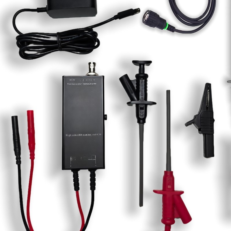 High Voltage Differential Probe 100Mhz 1300V - Hoogspanning geïsoleerde differentieelsonde 100Mhz bandbreedte 50:1