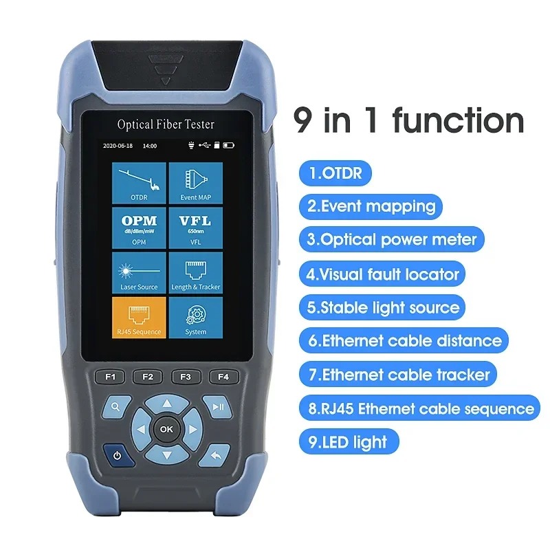 AUA-900A/D Hoge Nauwkeurige OT - Optical Time Domain Reflectometer Otdr 1310 1550Nm recensie en prijs