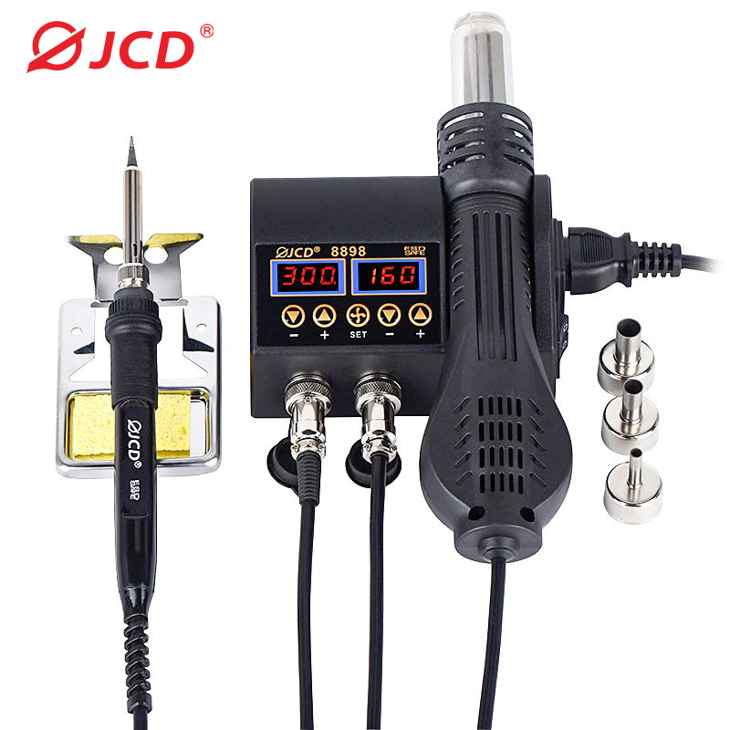 2 in 1 750 W Heteluchtpistool  - Smd Rework Station Hot Air Soldering 2 In 1 recensie en prijs