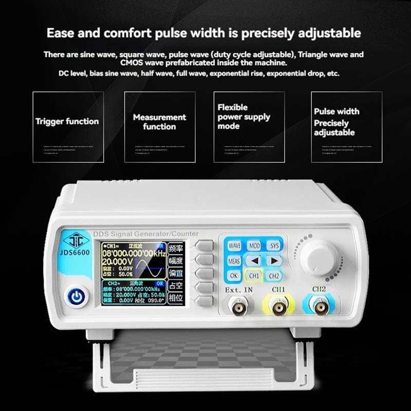 Dual Channel DDS Signaalgenera - Dual Channel Arbitrary Waveform Function Generator 60Mhz recensie en prijs