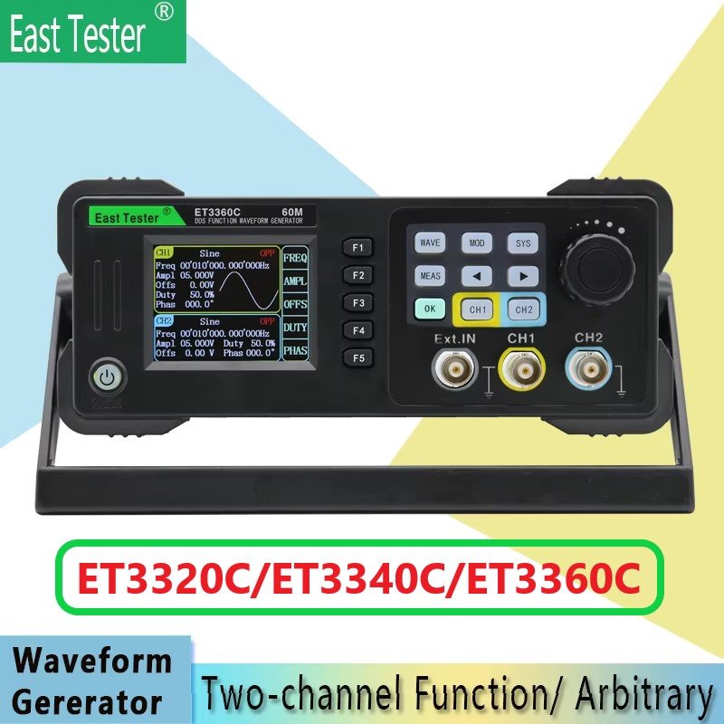Oost Tester ET3320/40/60C Mini - Dual Channel Arbitrary Waveform Function Generator 60Mhz recensie en prijs