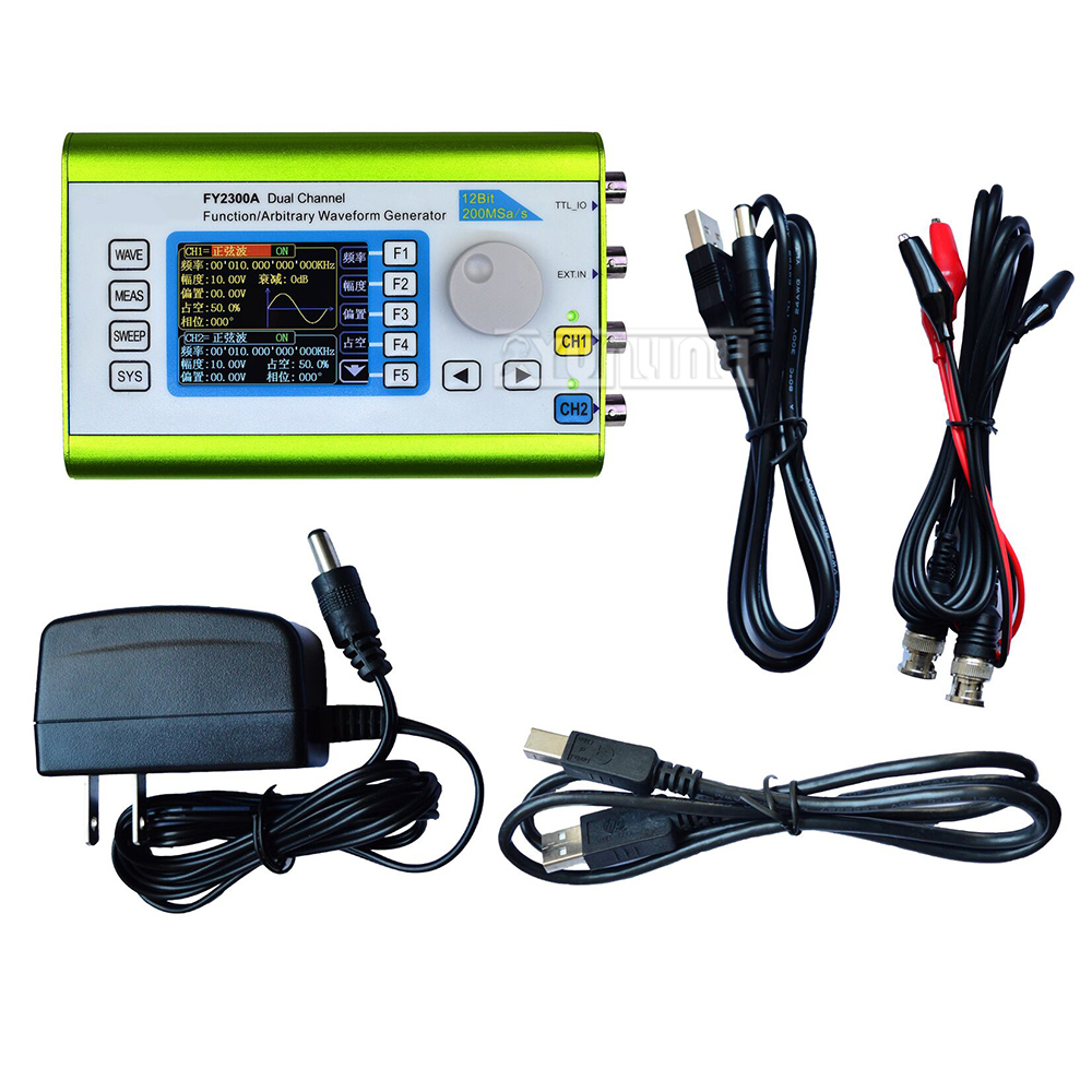 FY6300 FY2300 Dual Channel DDS - Dual Channel Arbitrary Waveform Function Generator 60Mhz recensie en prijs