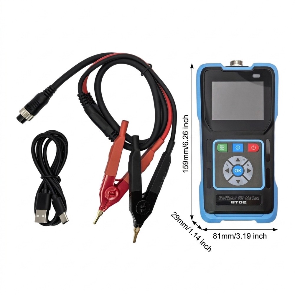 BT02 Vierdraads Batterij Inter - Battery Internal Resistance Tester Four Wire recensie en prijs