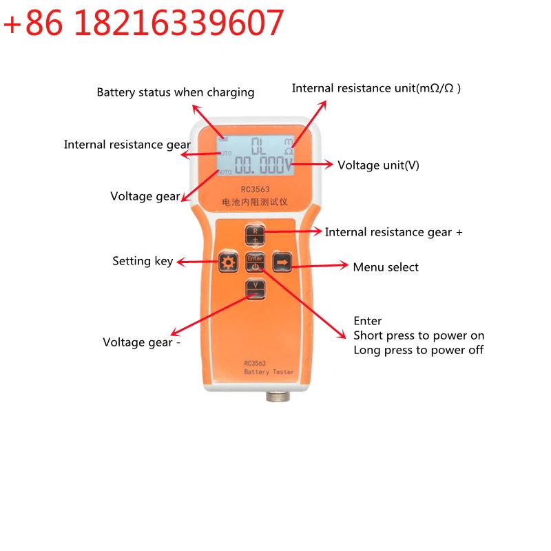TAO Nieuwe RC3563 Hoge precisi - Battery Internal Resistance Tester Four Wire recensie en prijs